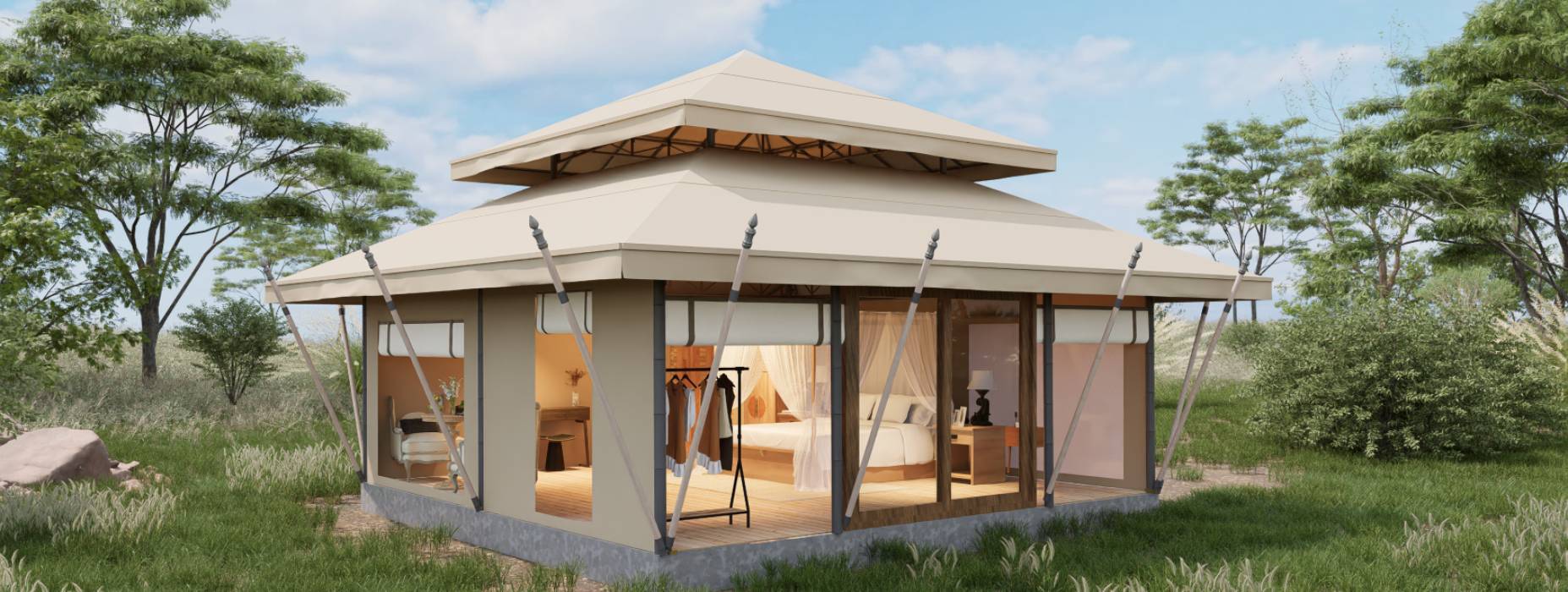 大兴安户外野奢帐篷